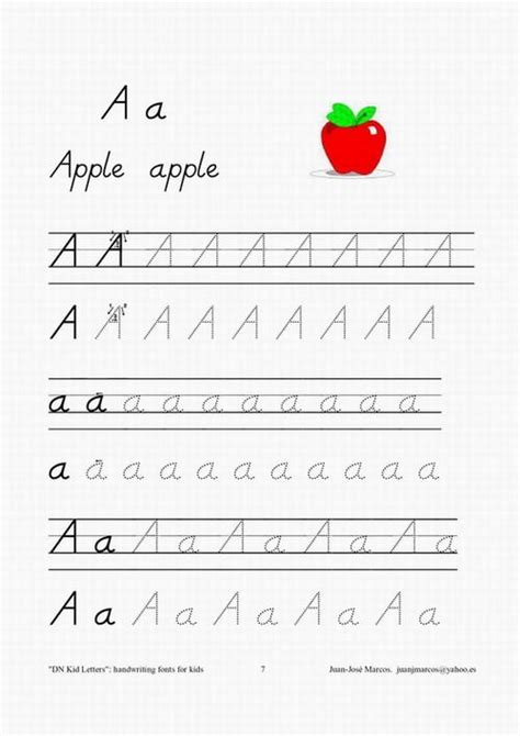 Teaching Kids How To Write Alphabet Free Printablel Learning To Write
