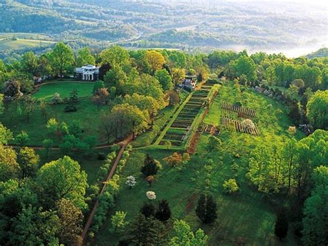 Aerial Of Monticello Montaintop Thomas Jeffersons