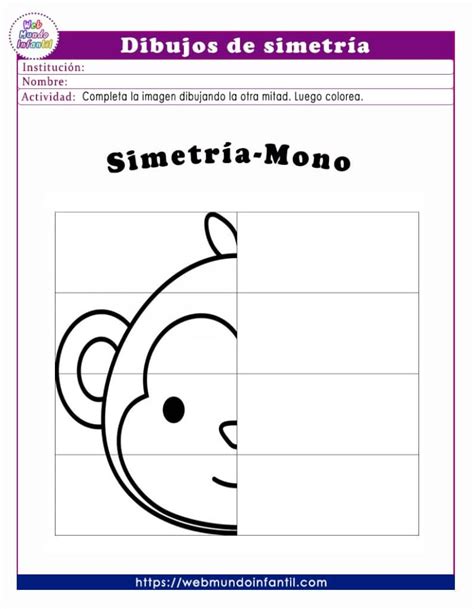 Actividades de simetría para niños de preescolar para imprimir