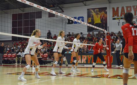 Maryland Volleyballs In Game Adjustments Will Be Key Down The Stretch In Big Ten Play The