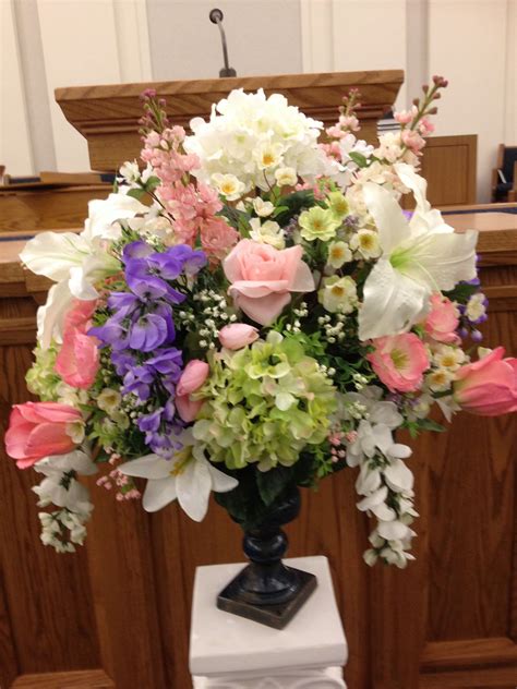 Made This Spring Flower Arrangement For Our Church Last Year Fresh
