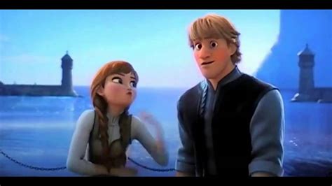 The End Of Frozen Kristoff And Anna Kiss Youtube