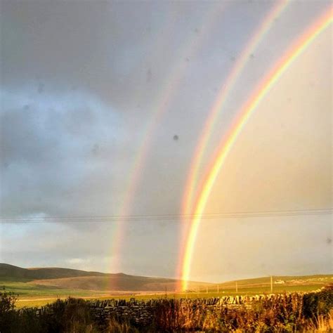 Great Phenomenon Prompt A Double Reflected Rainbow Has Been