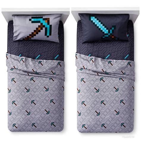 Best Minecraft Bedding Sheet Set Twin Your Home Life