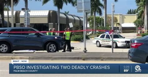 2 Fatal Crashes Impacting Traffic In Palm Beach County Monday Afternoon