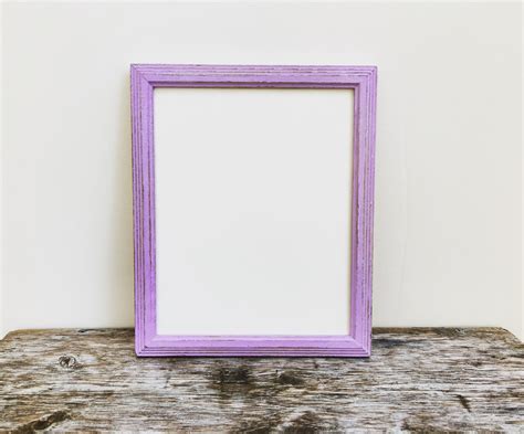 One Lavender Purple Picture Frame Rustic Lilac Light Purple Etsy Uk