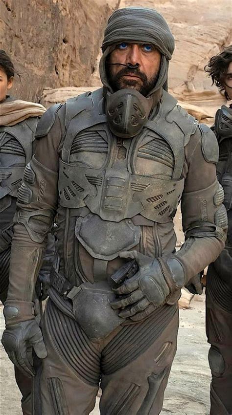 Close Up Detail Of Dune 2021 Fremen Stillsuit Costume Dune Film Dune