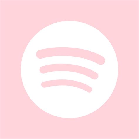 Spotify App Icon Pink Larae Templeton
