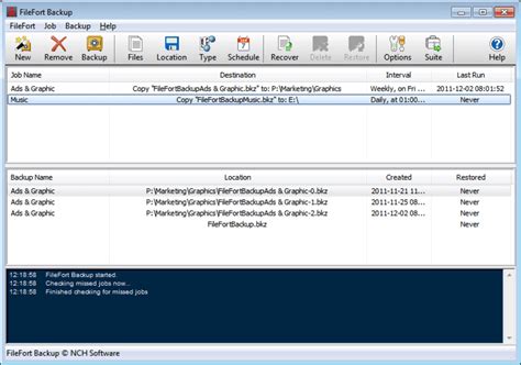 Filefort File Backup Software Untuk Windows Unduh
