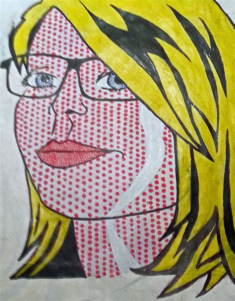Roy Lichtenstein Style Self Portrait By Themightyezbot On Deviantart