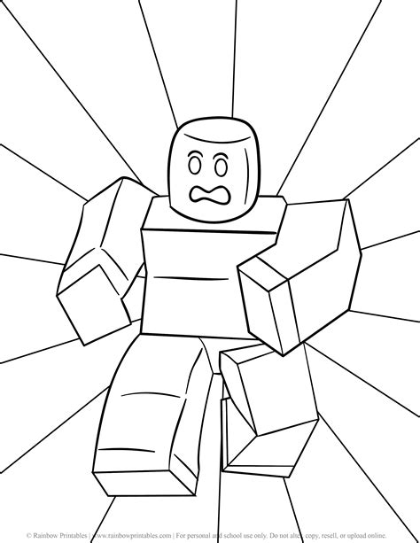 Roblox Robot Coloring Page Free Printable Coloring Pages For Kids