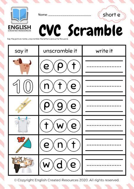 Cvc Worksheet New 490 Cvc Short Vowel Worksheets English Worksheets