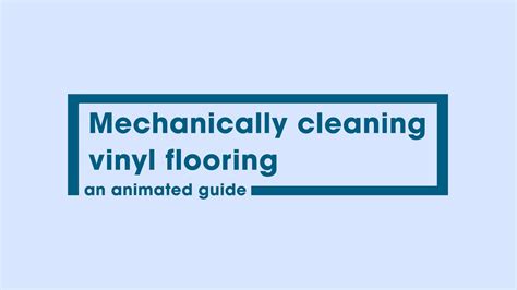 Then, rinse with clean water. Mechanically cleaning vinyl floors - YouTube