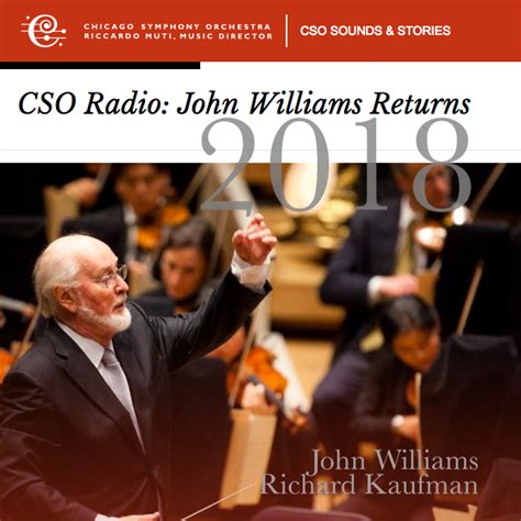Cso John Williams Returns Chicago Symphony Concert 2018 Archive