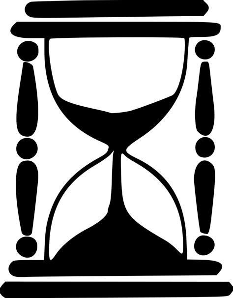 onlinelabels clip art hourglass silhouette