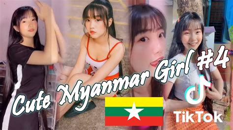 cute myanmar girl tiktok 2021 ft thethninswezin7 4 youtube