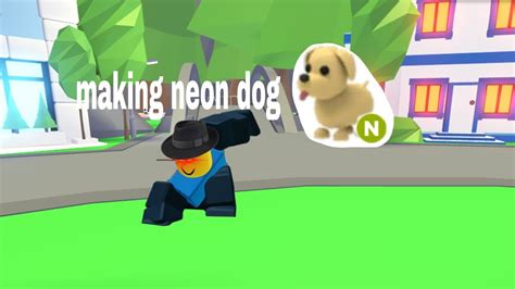 Making Neon Dog Adopt Me Youtube