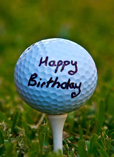 May your golf swing improve, your steaks always be perfectly cooked, and your chair always be comfy! "Happy Birthday Golf Nut" by Brad McEvoy | Redbubble