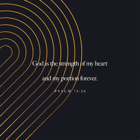 Psalms 73:26 My health may fail, and my spirit may grow weak, but God