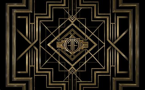 Hd Wallpaper The Great Gatsby Gold Minimalism Digital Art Pattern