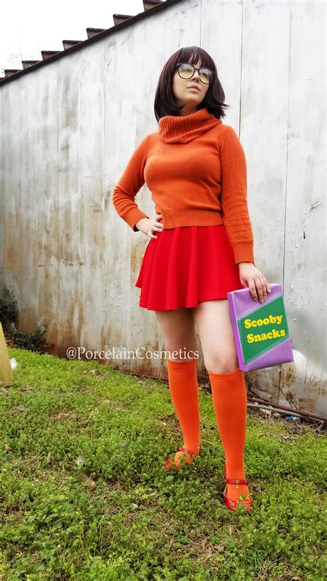 Velma Dinkley From Scooby Doo Costume Cosplay By Porcelaincosmetics
