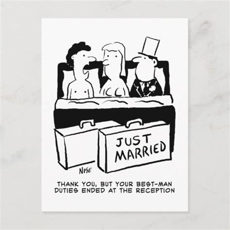Honeymoon Wedding Night For Bride And Groom Postcard