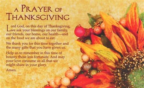 Thanksgiving Prayer Our Lady Star Of The Sea Catholic Church