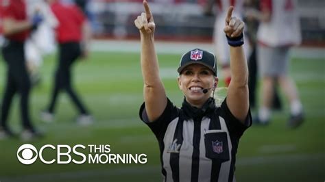 Sarah Thomas Becomes First Woman To Referee A Super Bowl Youtube