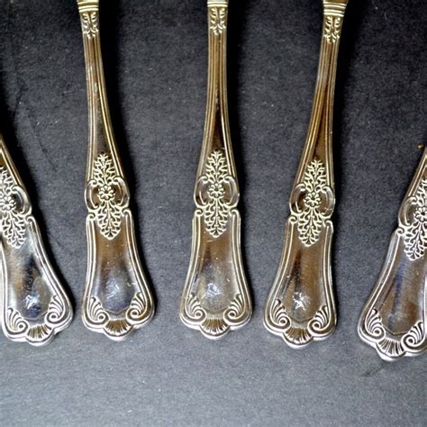 6 Sheffield Silver Plated Spoons A1 Epns Ware By Felterscottage
