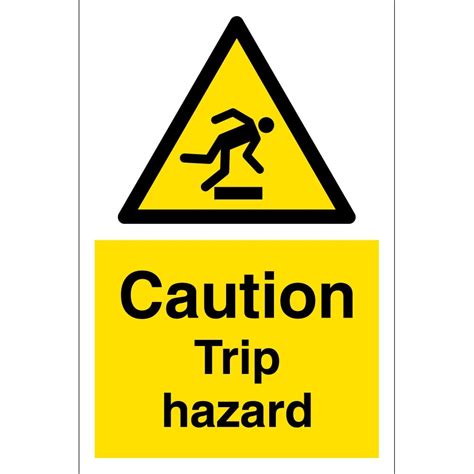 Trip Hazard Signs From Key Signs Uk