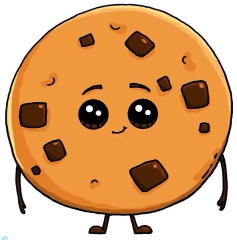 Animated Cute Chocolate Chip Cookies