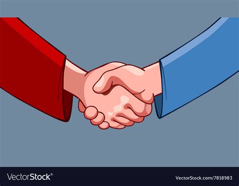 Cartoon Handshake Images Shake Shaking Handshake Manos Schudden