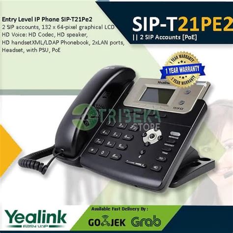 Jual Terlaris Yealink Sip T21pe2 Ip Phone Entry Level Di Lapak Batsopbs