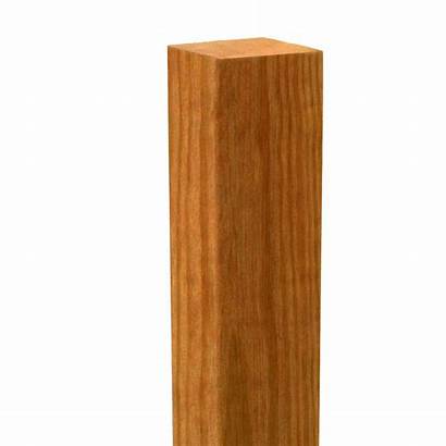 Cedar Treated Pressure Edge Wood Deck Posts