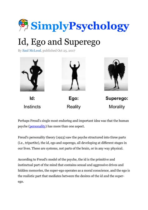 Id Ego And Super Ego Ljopljoljkp Id Ego And Superego By Saul