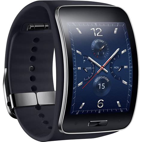 Samsung Smart Watch Gear S Hr Gps Charcoal Black Back Market