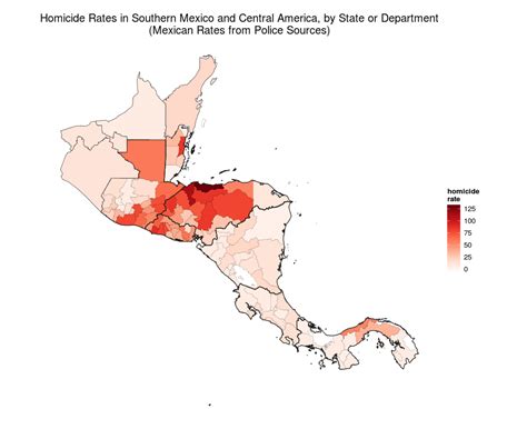 Violence Along Mexicos Southern Border And Central America