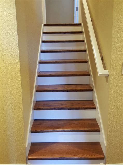 Wood Stair Risers And Steps Diy Stairs Wooden Steps Stairs