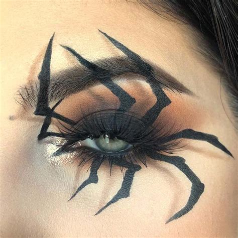 25 Creepy Spider Makeup Ideas For Halloween Stayglam