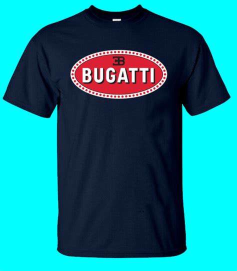Top Tee Bugatti Logo On Black Short Sleeve T Shirt Ebay