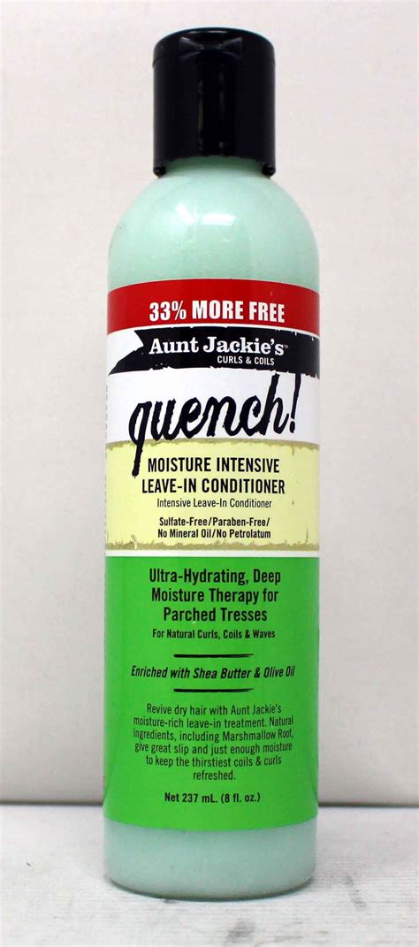 Aunt Jackie S Curls Coils Quench Moisture Intensive Leave In
