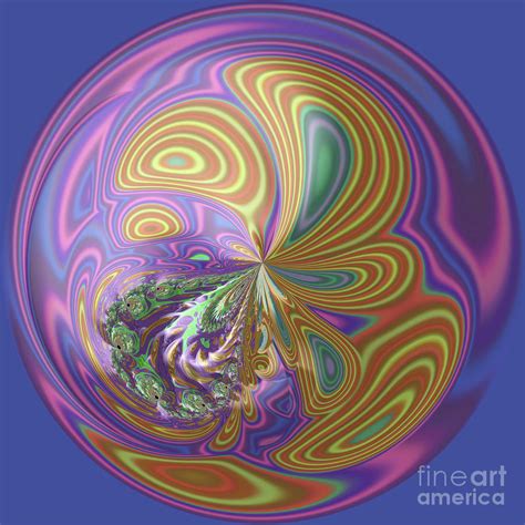 Spotted Fancy Spiral Orb Digital Art By Elisabeth Lucas Fine Art America