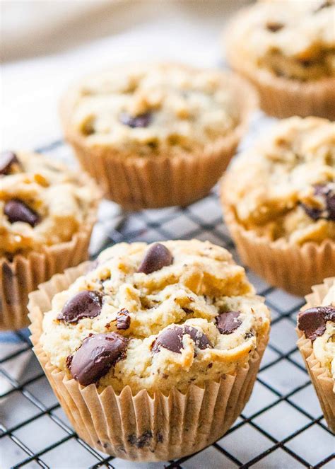 Combine dry ingredients in a mixing bowl. Gluten-Free Chocolate Chip Muffins (Vegan, Nut-free ...