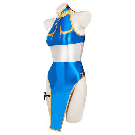 Street Fightersf Chun Li Original Design Sexy Swimsuit Cosplay Costu