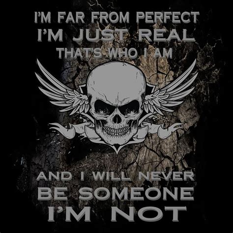 Skull Saying Skull Quote Biker Quotes Reaper Quotes