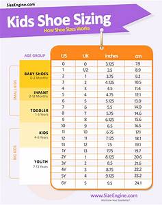 Kids Shoe Size By Age Sizeengine