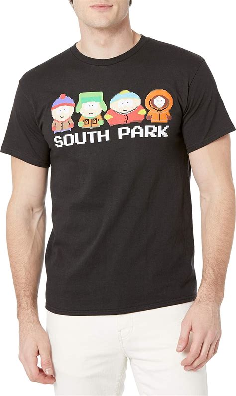 Southpark Mens South Park T Shirt Kenny Cartman Kyle And Stan Comedy