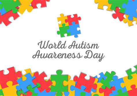 World Autism Awareness Day Background Vector 146312 Vector Art At Vecteezy