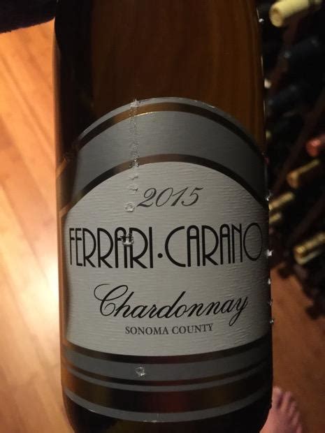 Ferrari carano sonoma coast chardonnay, $20.99. 2015 Ferrari-Carano Chardonnay, USA, California, Napa / Sonoma, Carneros - CellarTracker