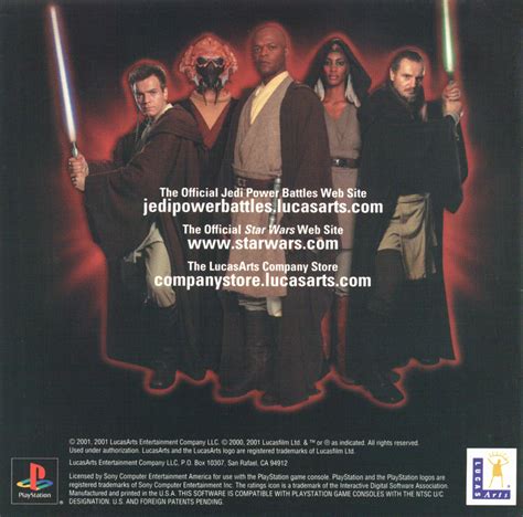 Star Wars Episode I Jedi Power Battles Cover Or Packaging Material
